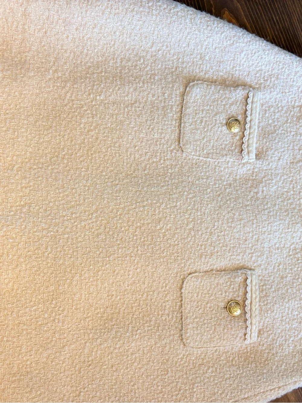 J. Crew Mini skirt in wool-blend bouclé blend